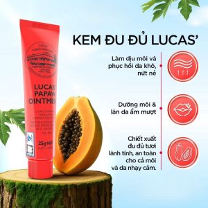 Dưỡng Môi Lucas – Giải Pháp Cho Đôi Môi Mềm Mịn Và Căng Bóng Tự Nhiên